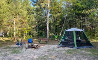 Bobby C.'s photo of tent camping at Coon Fork Campground in Wisconsin