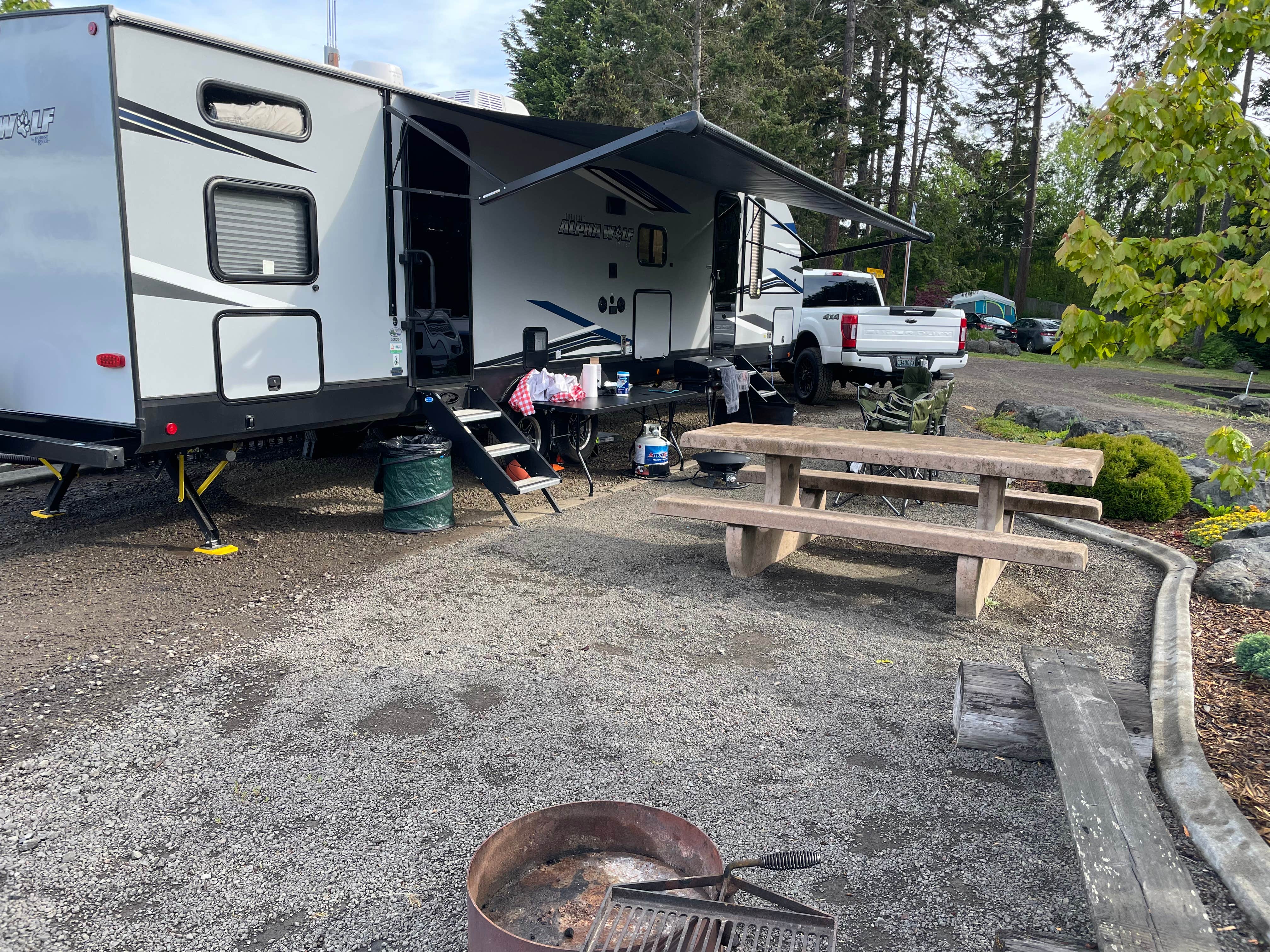 Belinda's photo of rv camping at Olympic Peninsula-Port Angeles KOA near Port Angeles, WA