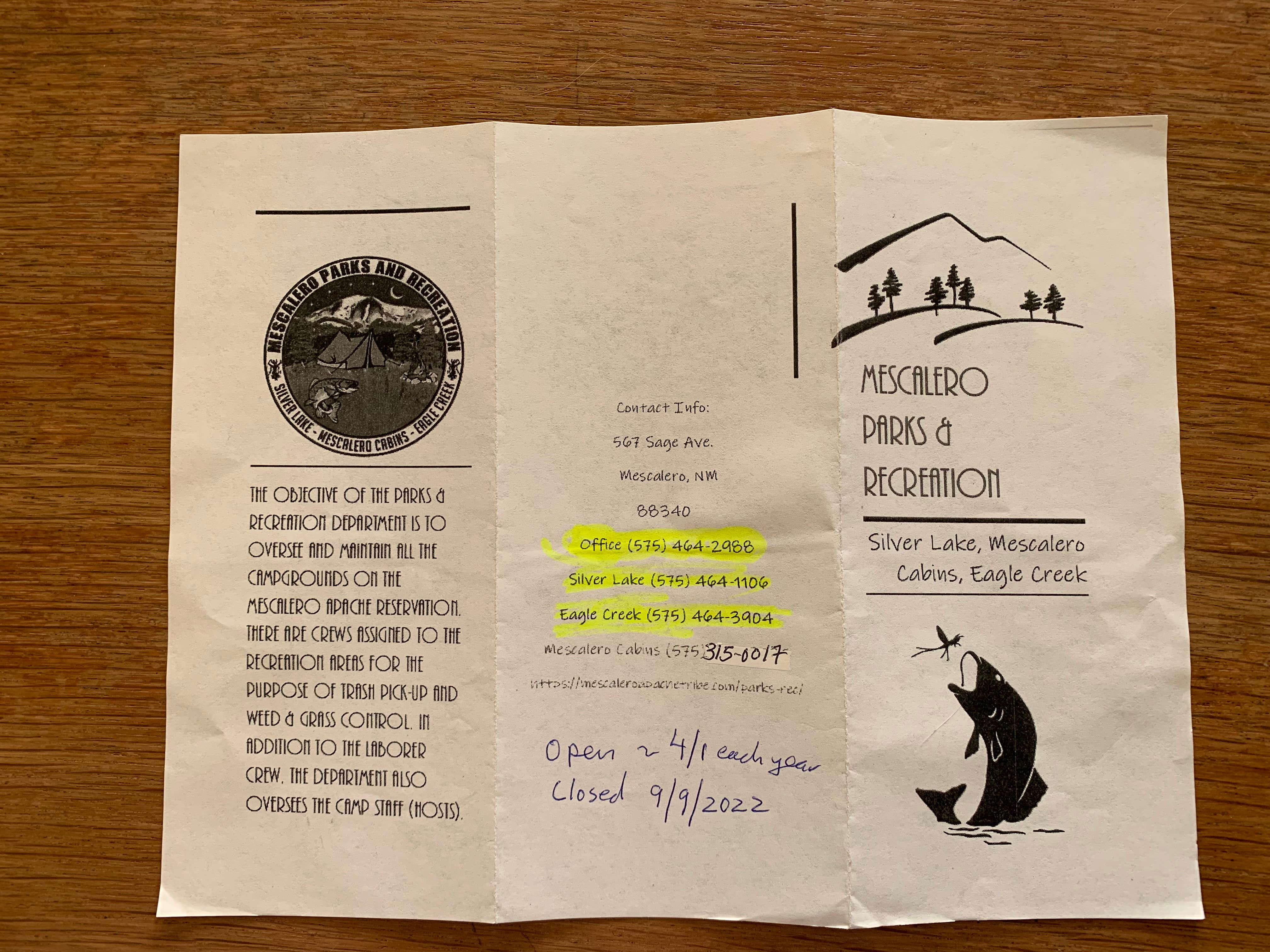 Camper-submitted photo at Eagle Creek Mescalero Cabins near Ruidoso, NM