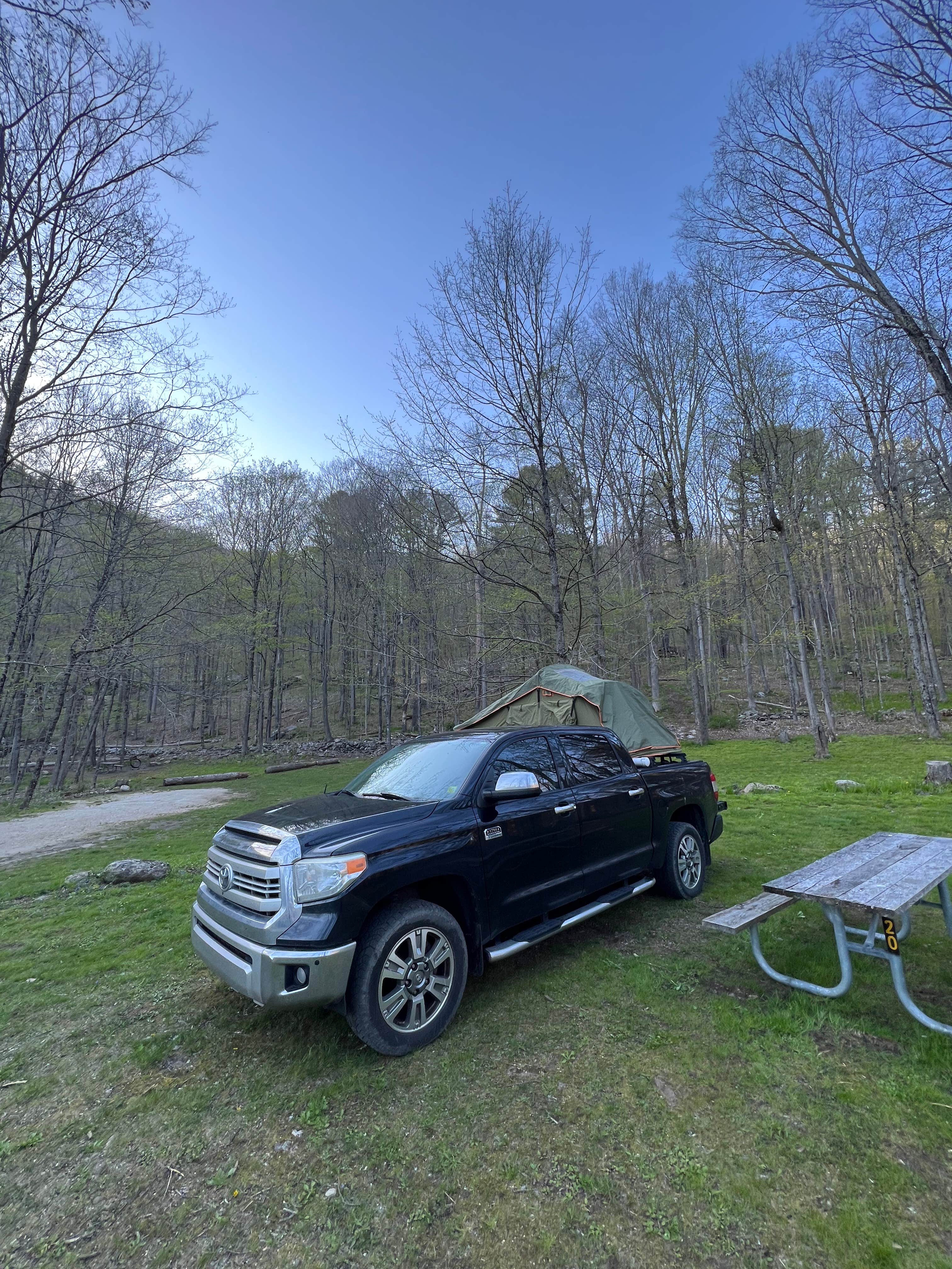 Camper-submitted photo at Macedonia Brook State Park Campground near Warren, CT