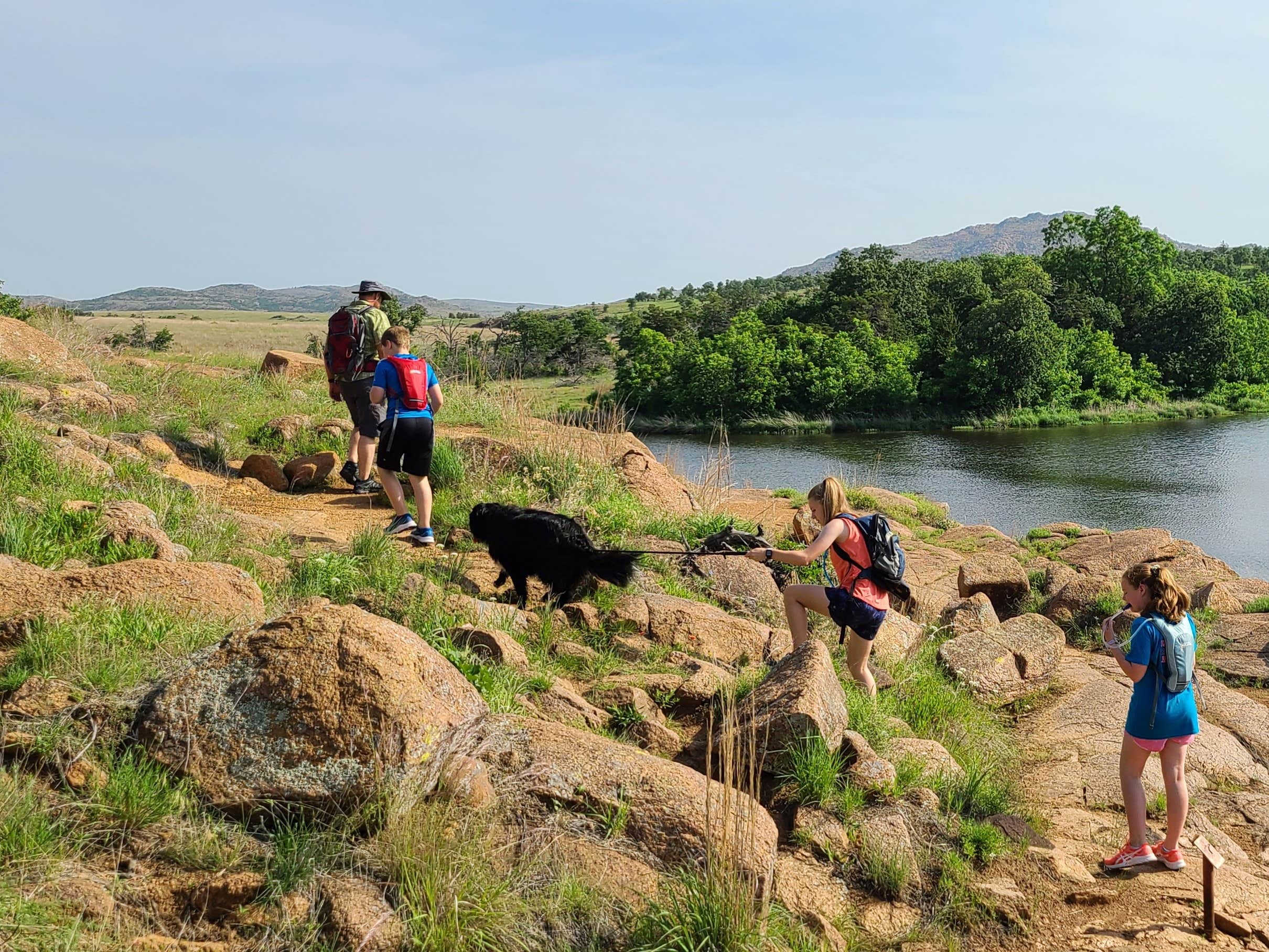 Angie S.'s photo of camping with pets at Doris Campground near Lawton, OK