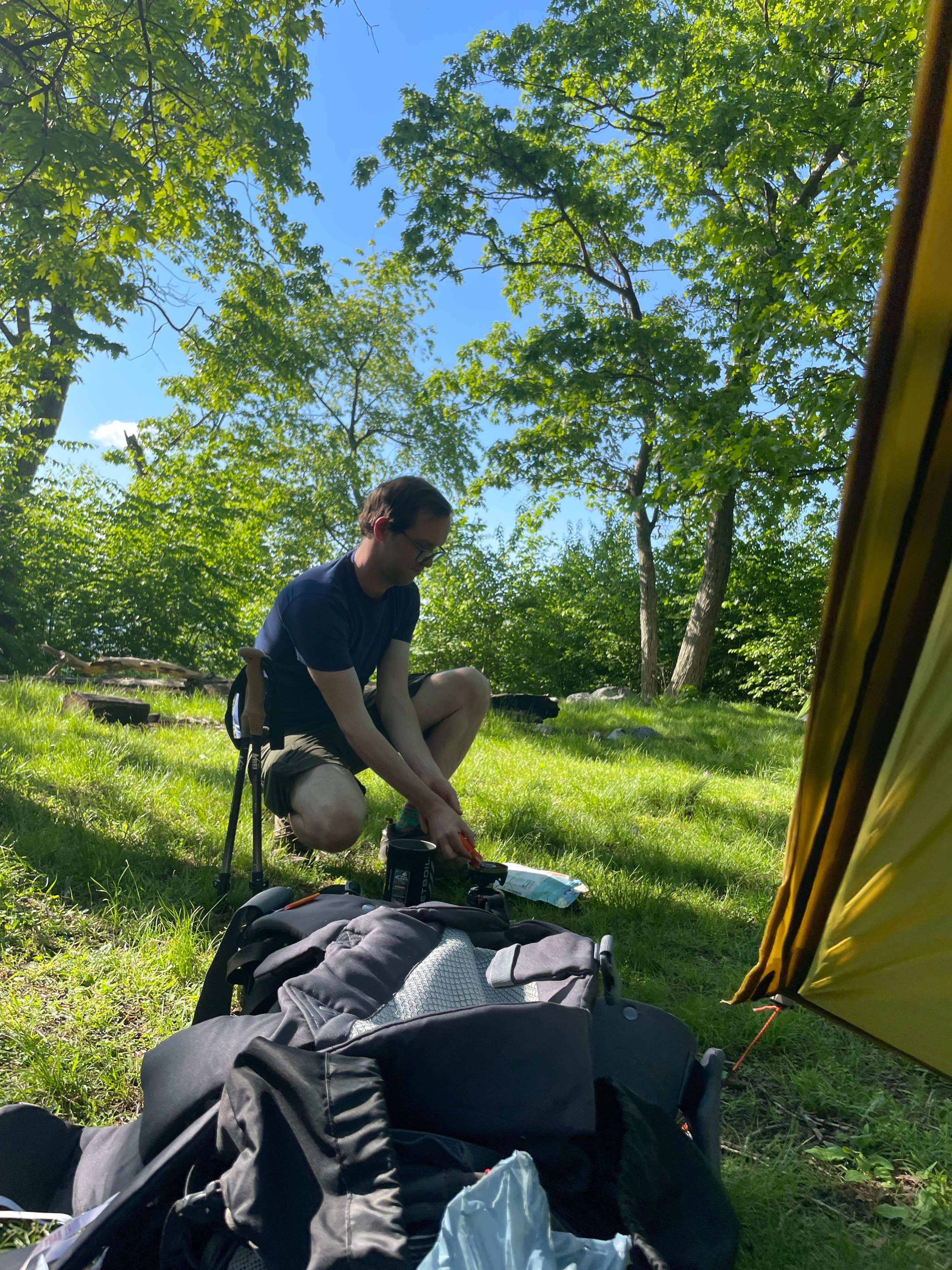 Camper submitted image from Appalachian Trail- Designated Backpacker Campsite 2 - 5