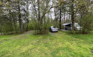 Neil T.'s photo of glamping accommodations at Hadley's Point Campground near Lamoine, ME