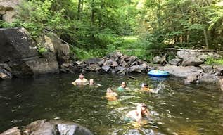 Camping near Rogers Rock Campground: Davey Falls ADK , Crown Point, New York
