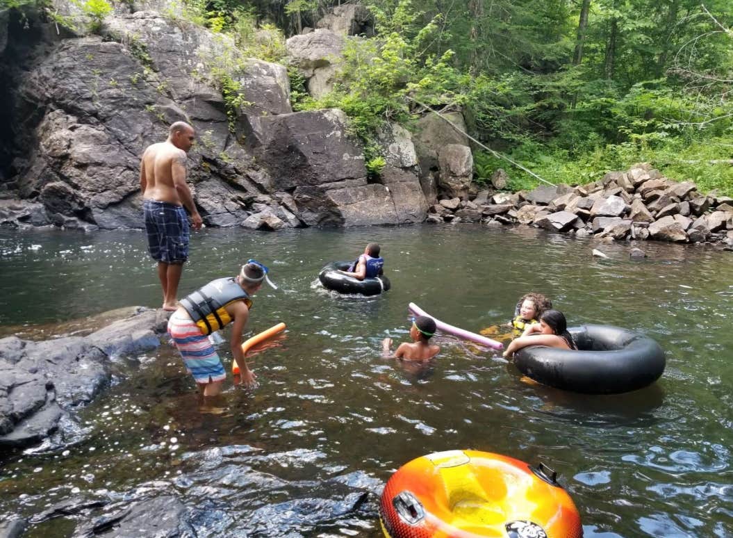 Camper-submitted photo at Davey Falls ADK near Goshen, VT