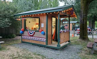 Katya Q.'s photo of a cabin at Giant Redwoods RV & Cabin Destination near Hayfork, CA