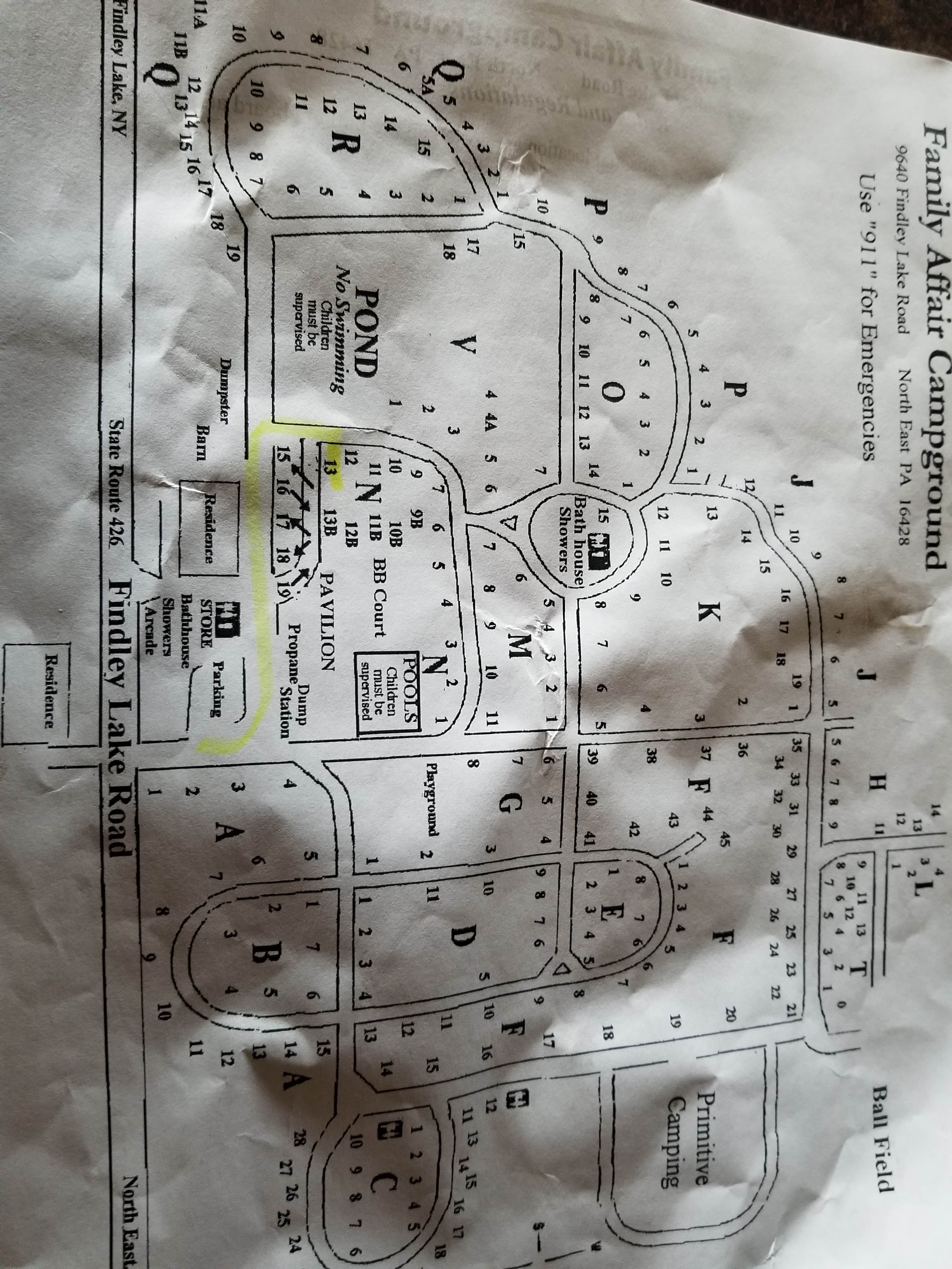 Camper-submitted photo at Family Affair near Clymer, NY