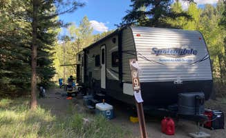 John M.'s photo of rv camping at Rio Grande National Forest Mogote Campground near Los Ojos, NM