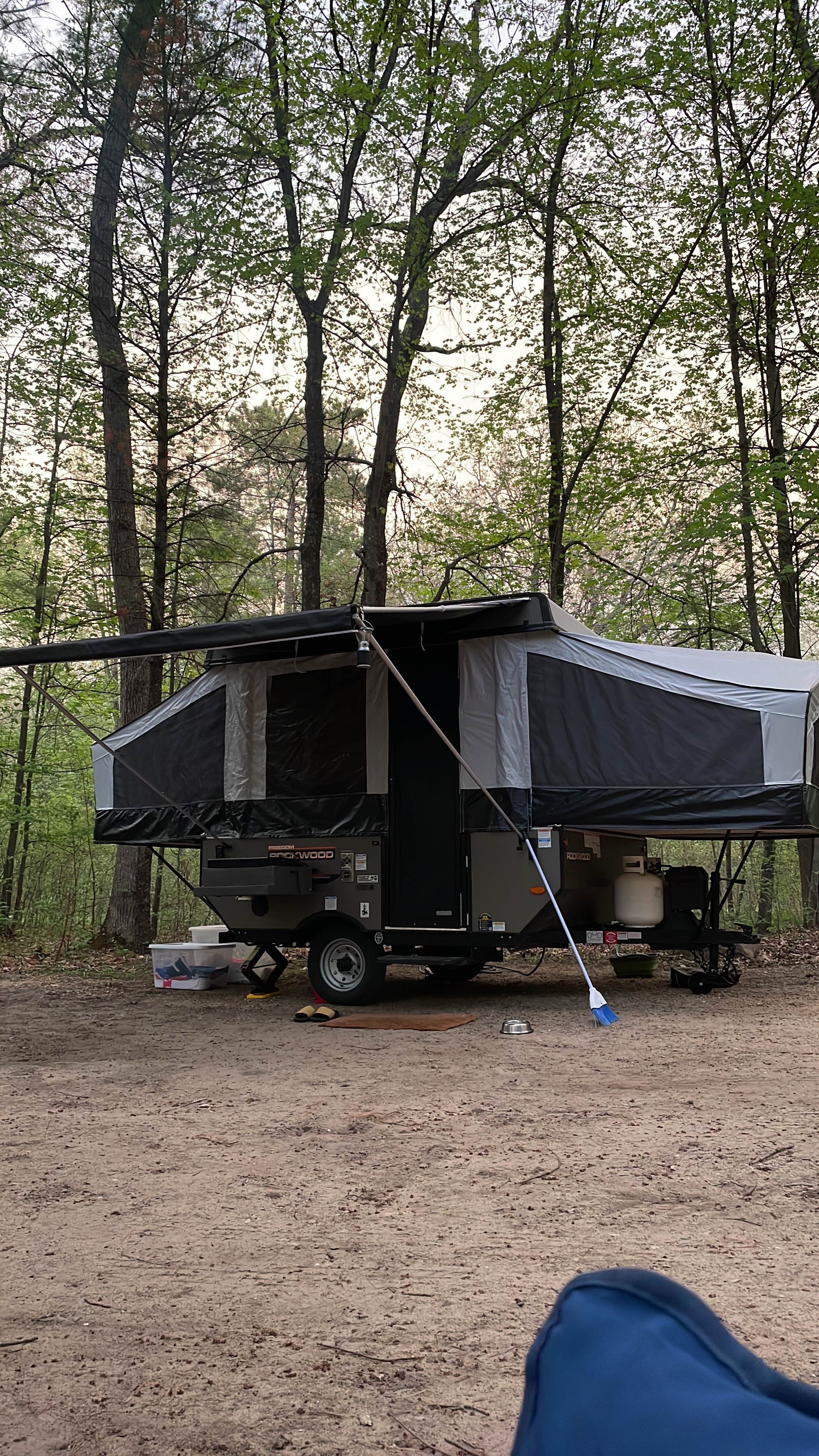 Terran B.'s photo at Bluewater Bay Campground — Mirror Lake State Park near North Freedom, WI