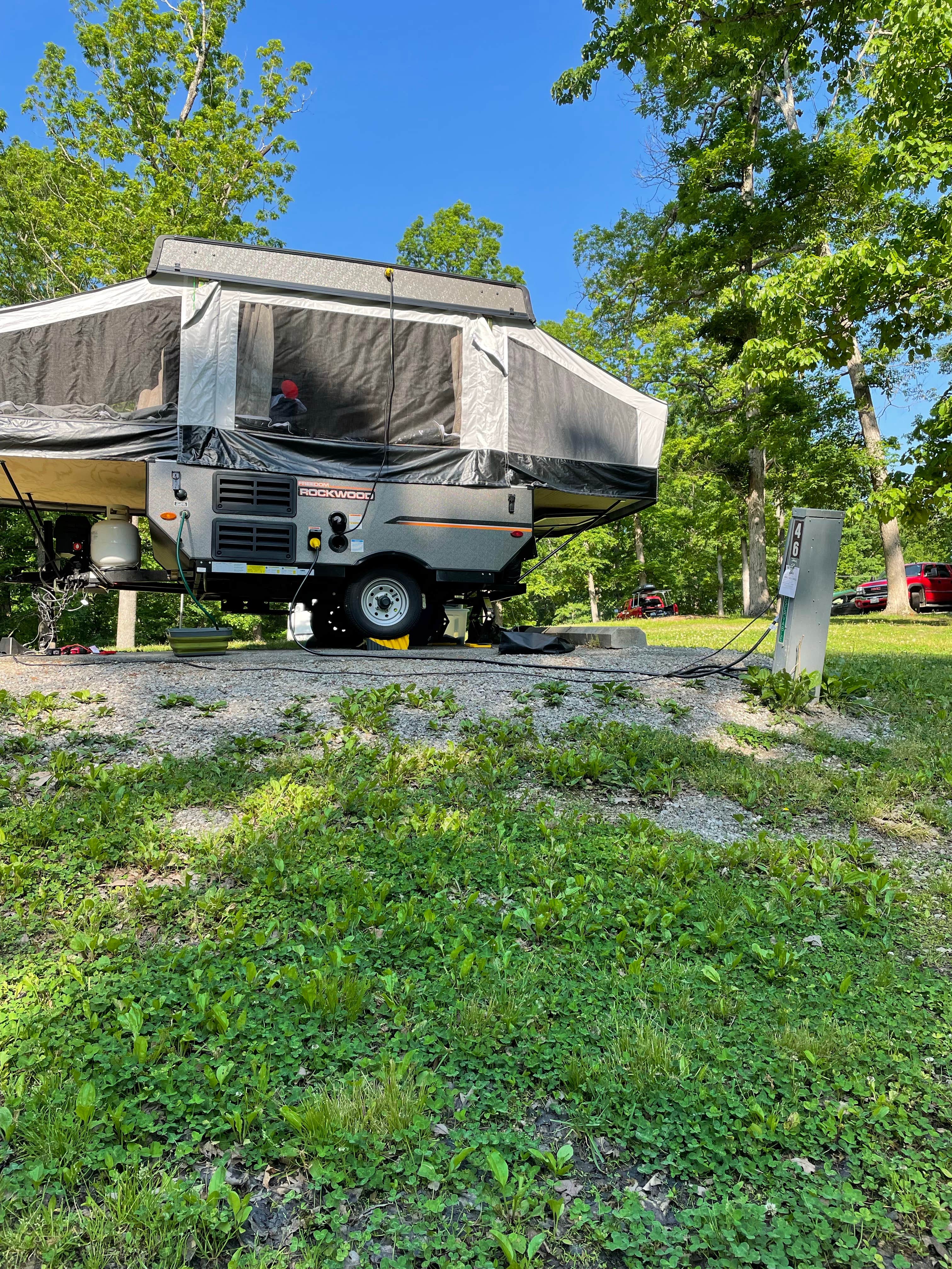 Terran B.'s photo of rv camping at Lake Hope State Park Campground near Point Pleasant, WV