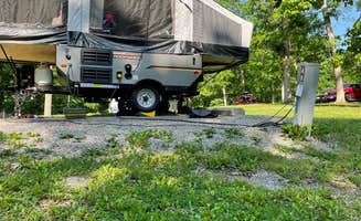 Terran B.'s photo of rv camping at Lake Hope State Park Campground near Hamden, OH