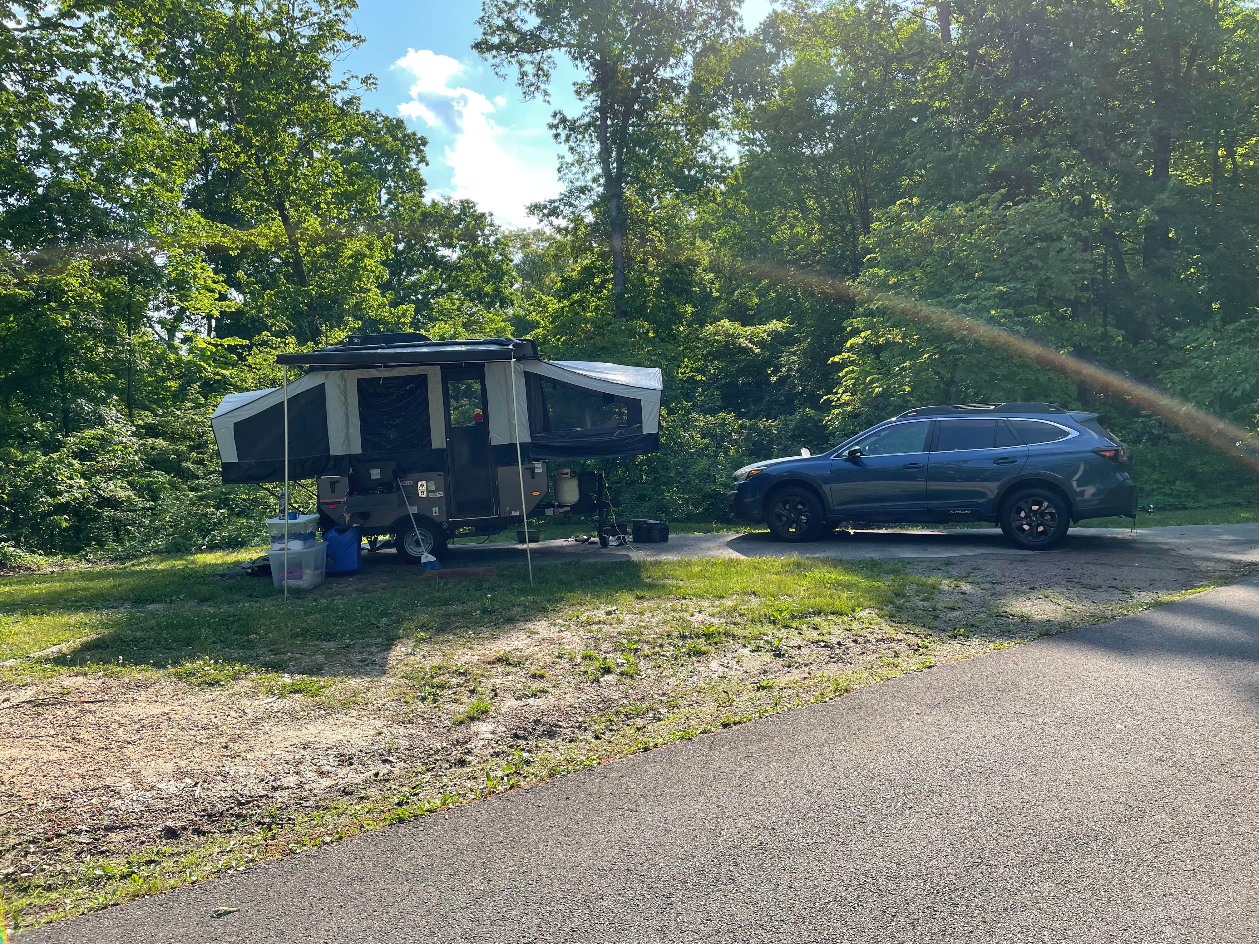 Terran B.'s photo of rv camping at Lake Hope State Park Campground near Glouster, OH