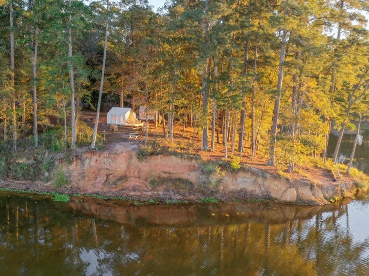 Camper submitted image from Tentrr State Park Site - Mississippi Percy Quin State Park - Eastview Lakeview A - 2