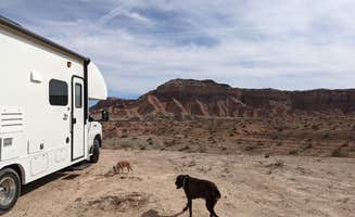 Laura M.'s photo of rv camping at East Dispersed Area — Goblin Valley State Park near Hanksville, UT