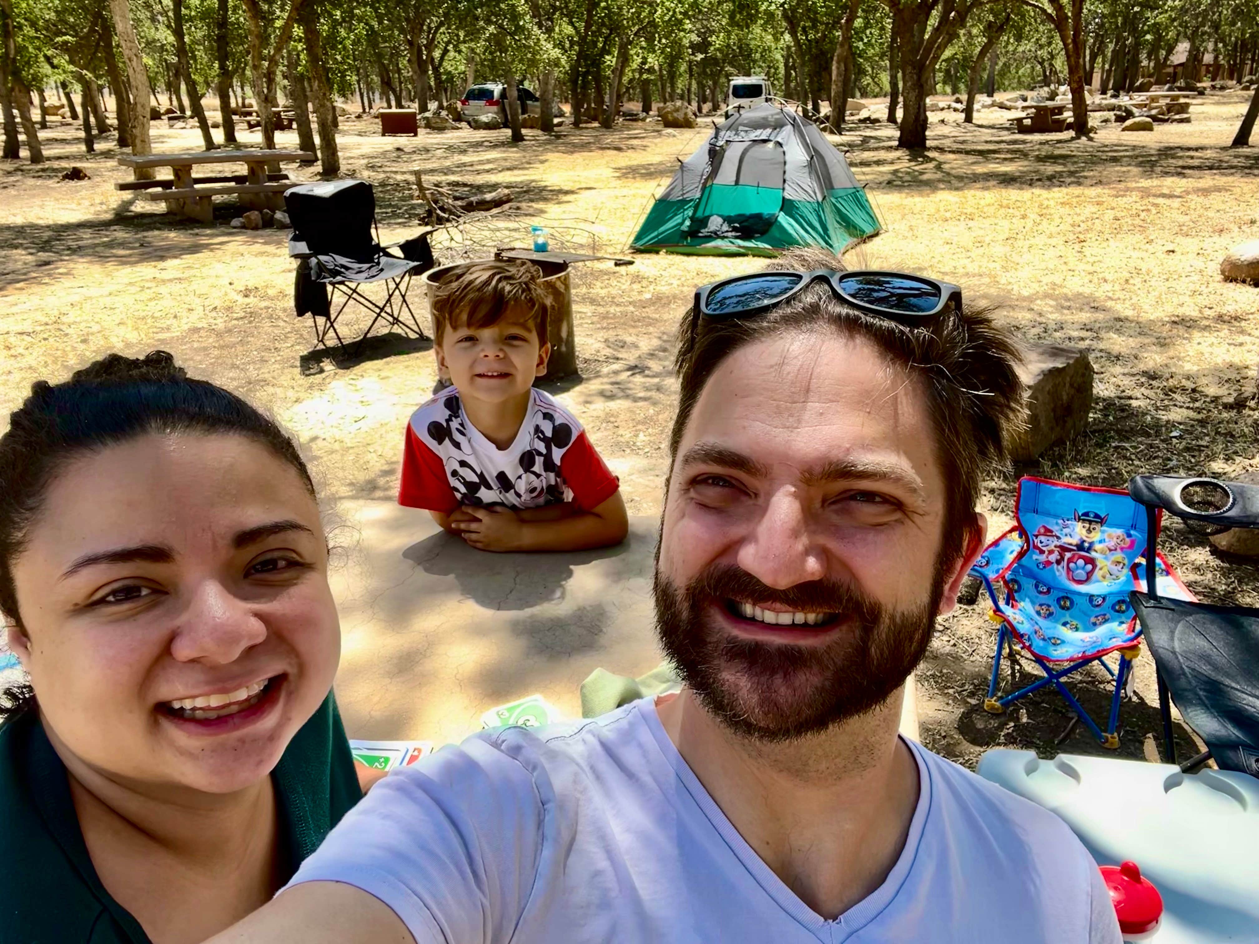 Mark P.'s photo of tent camping at Oak Flat Campground near Lancaster, CA
