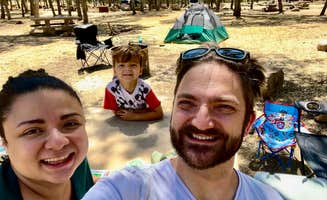 Mark P.'s photo of tent camping at Oak Flat Campground near Agua Dulce, CA