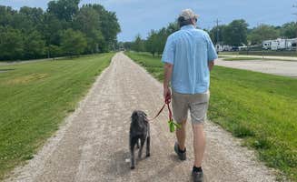 Bea's photo of camping with pets at Sundermeier RV Park near Alton, IL