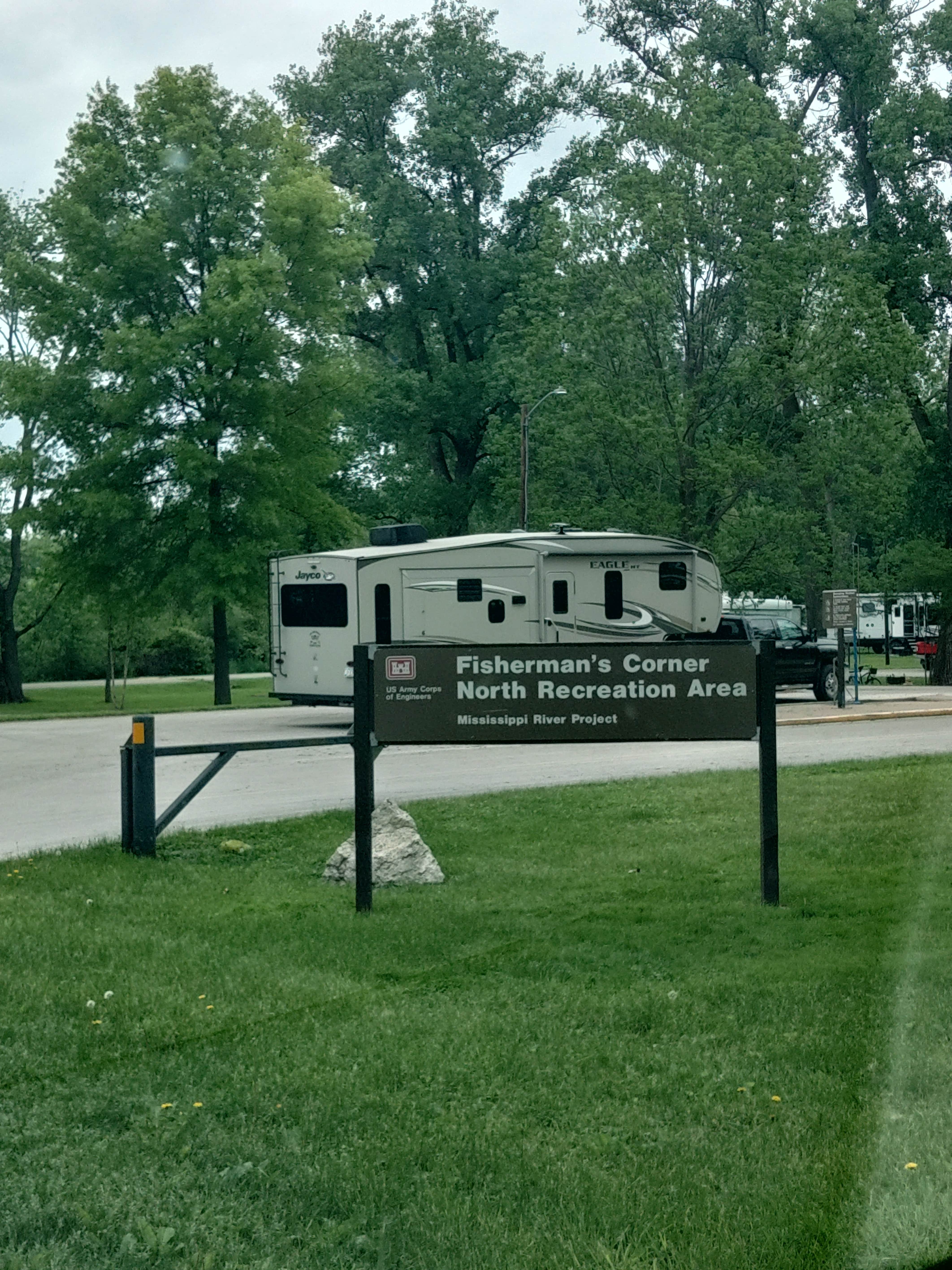 James M.'s photo of rv camping at Fishermans Corner - Mississippi River near Moline, IL
