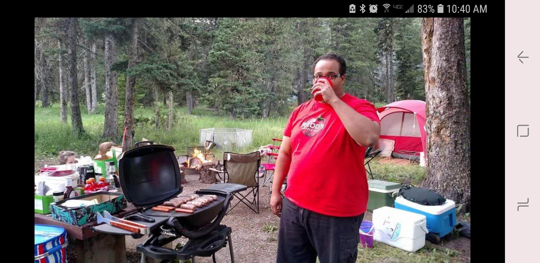Camper-submitted photo at Crystal Lake Group Campsite near Shawmut, MT