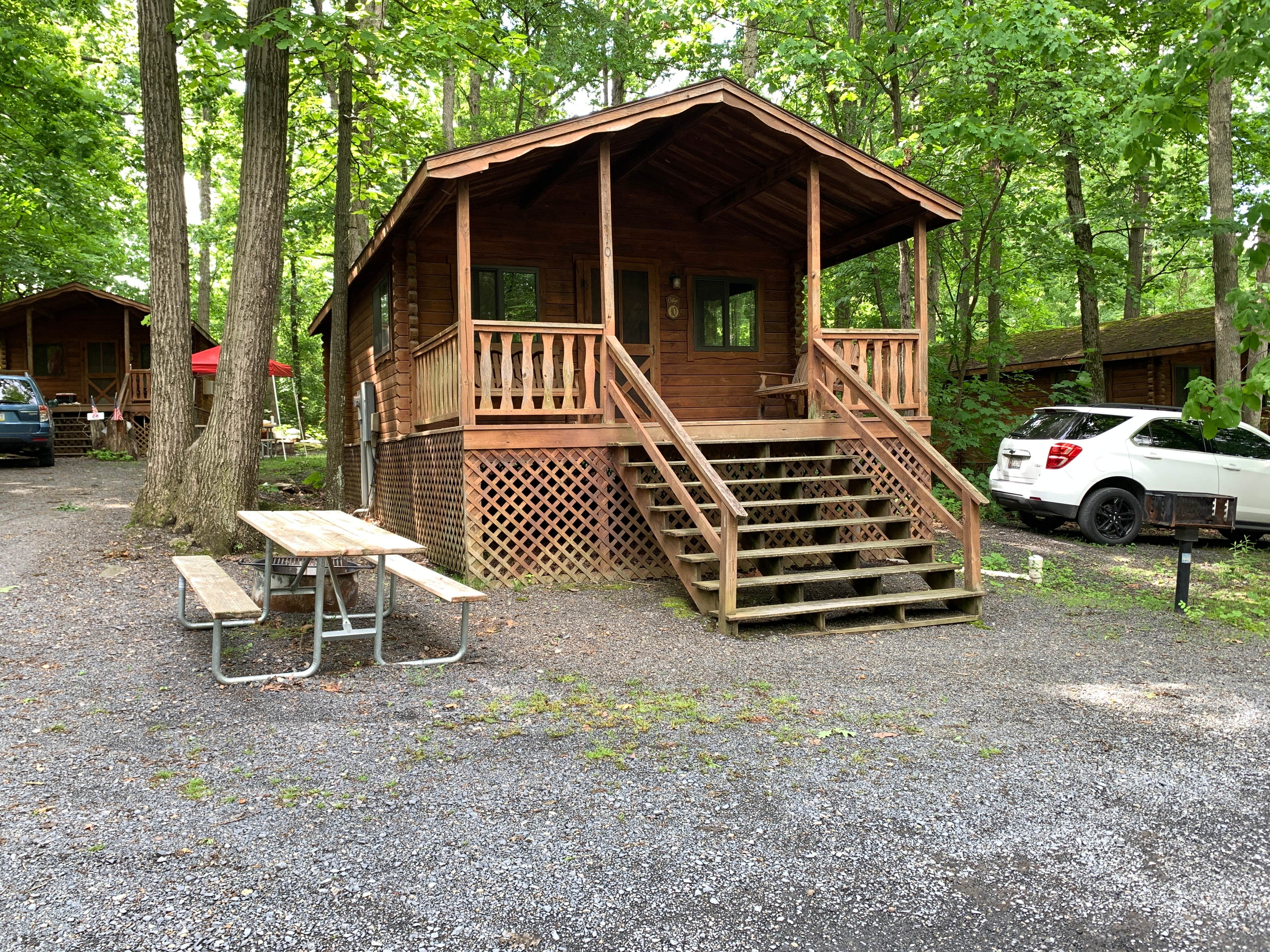 Laure D.'s photo of a cabin at Drummer Boy Camping Resort near Finksburg, MD