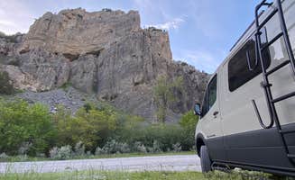 Mary M.'s photo of rv camping at Wolverine Canyon near Caribou-Targhee National Forest