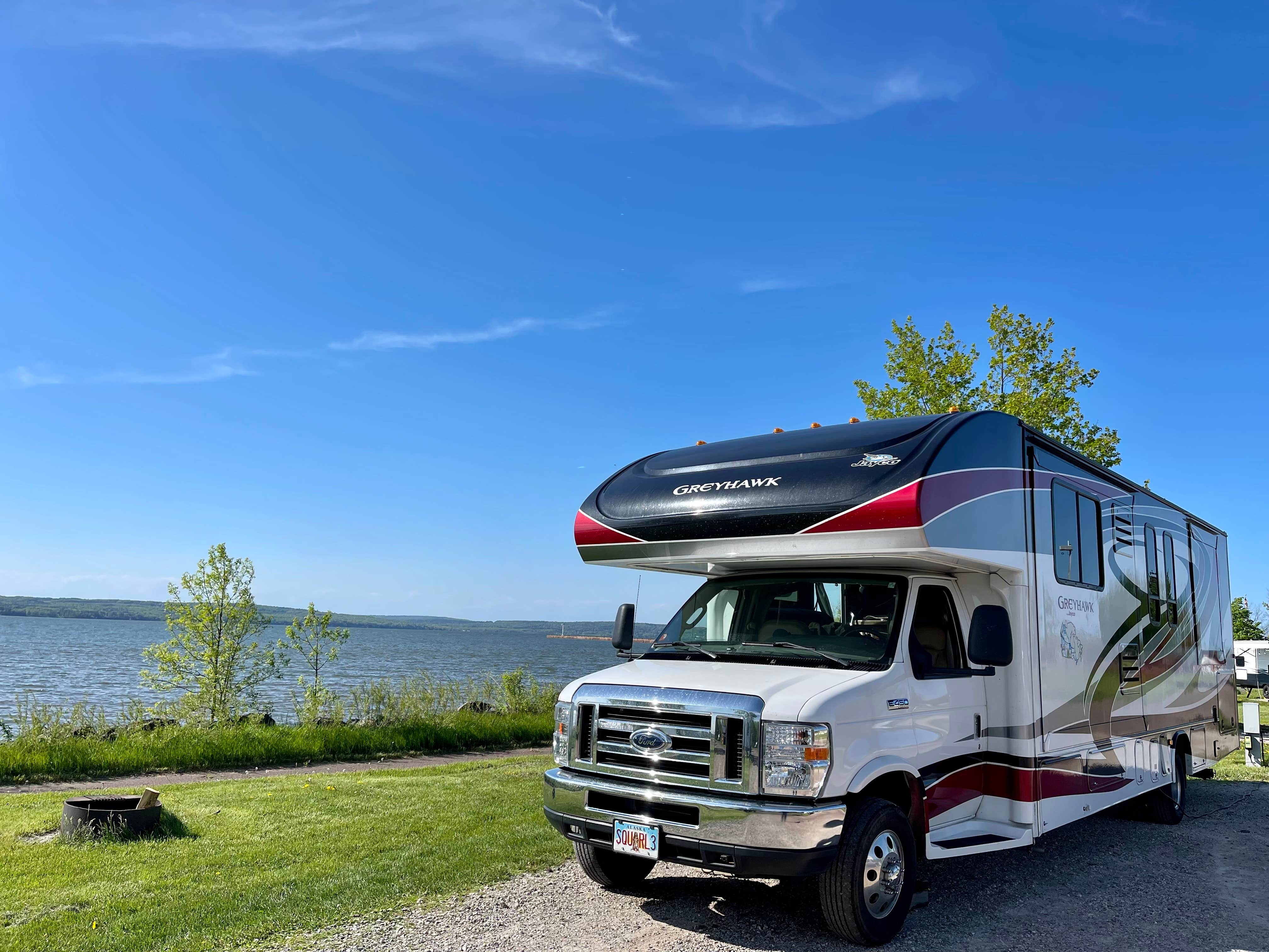 kelly N.'s photo of rv camping at Kreher RV Park near Apostle Islands National Lakeshore