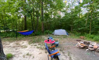 Kelly C.'s photo of a dispersed camping area at Sam's Throne Recreation Area near Greeson Lake