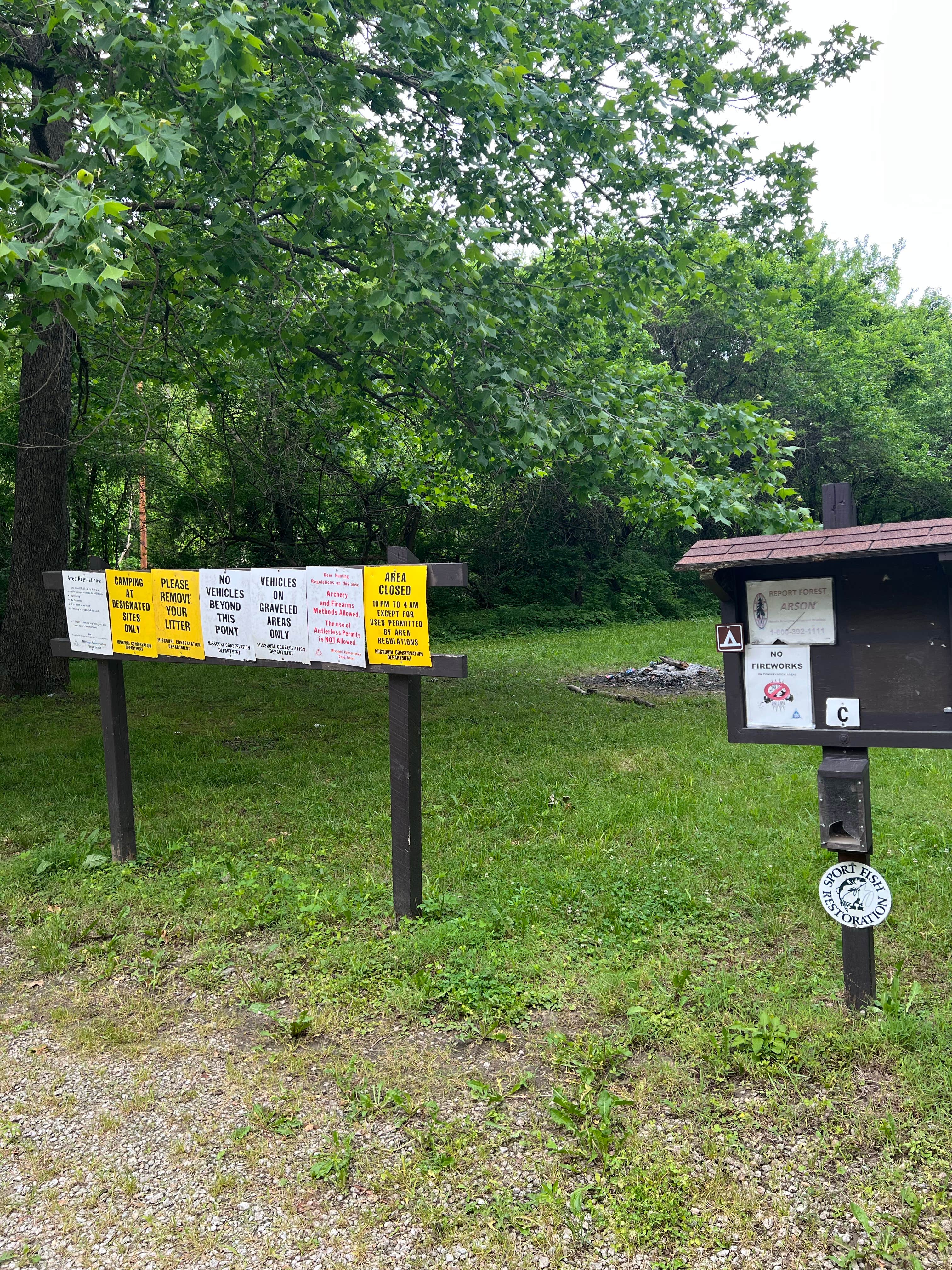 Camper-submitted photo at Bluffwoods Conservation Area near St. Joseph, MO