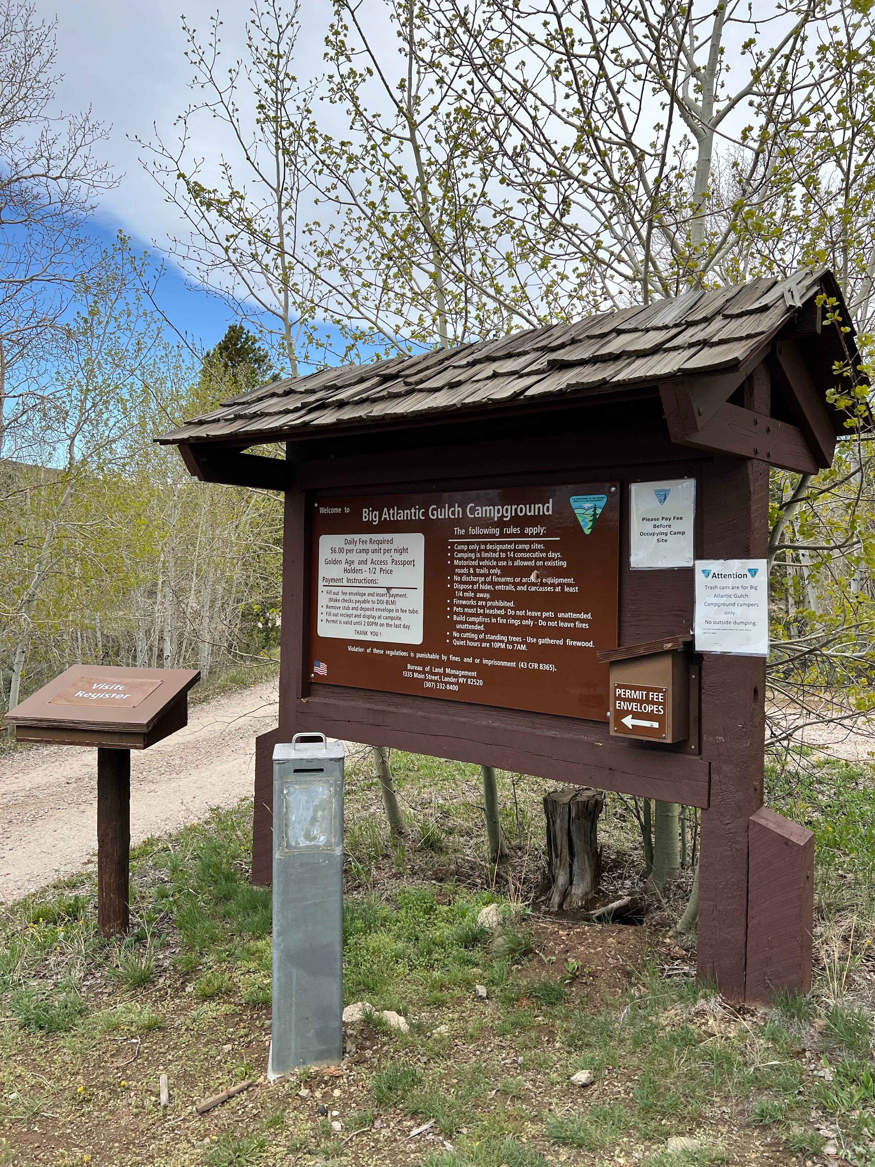 Camper-submitted photo at Big Atlantic Gulch Campground — Bureau Of Land Management near Jeffrey City, WY
