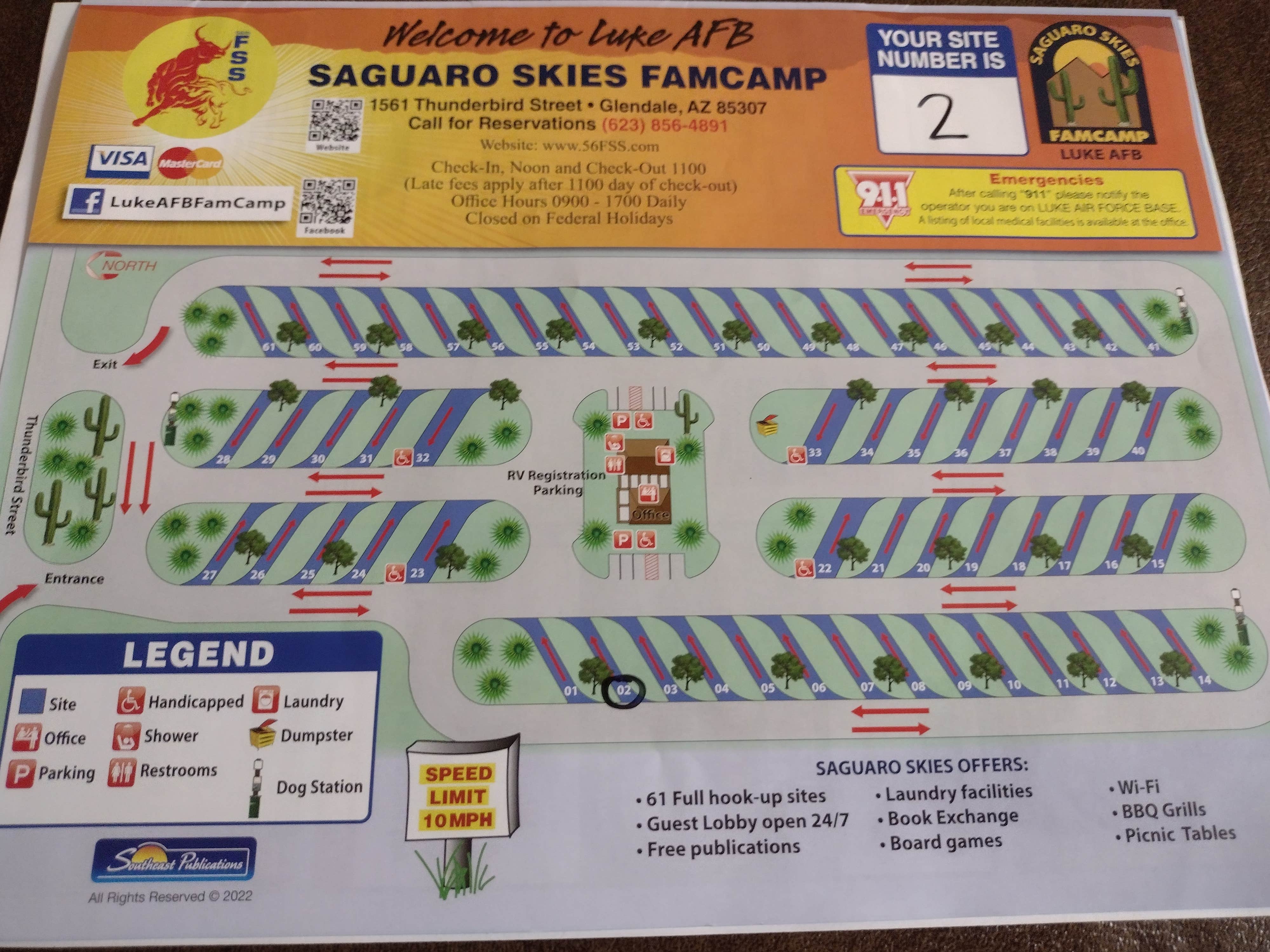 Camper-submitted photo at Saguaro Skies - Luke AFB Famcamp near Tolleson, AZ