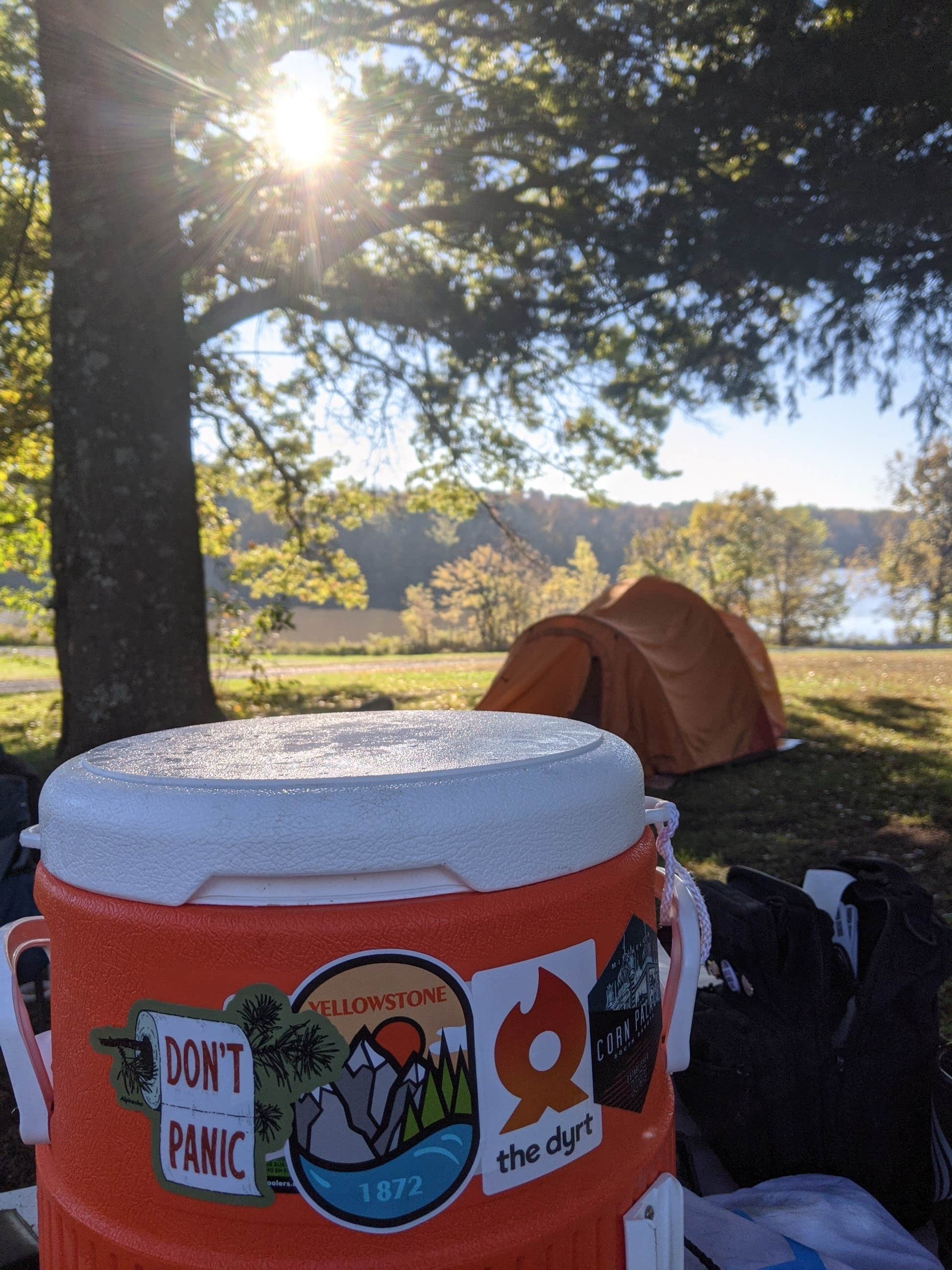 Leni K.'s photo of a dispersed camping area at Montrose Missouri Conservation Area Dispersed Camping near Garden City, MO