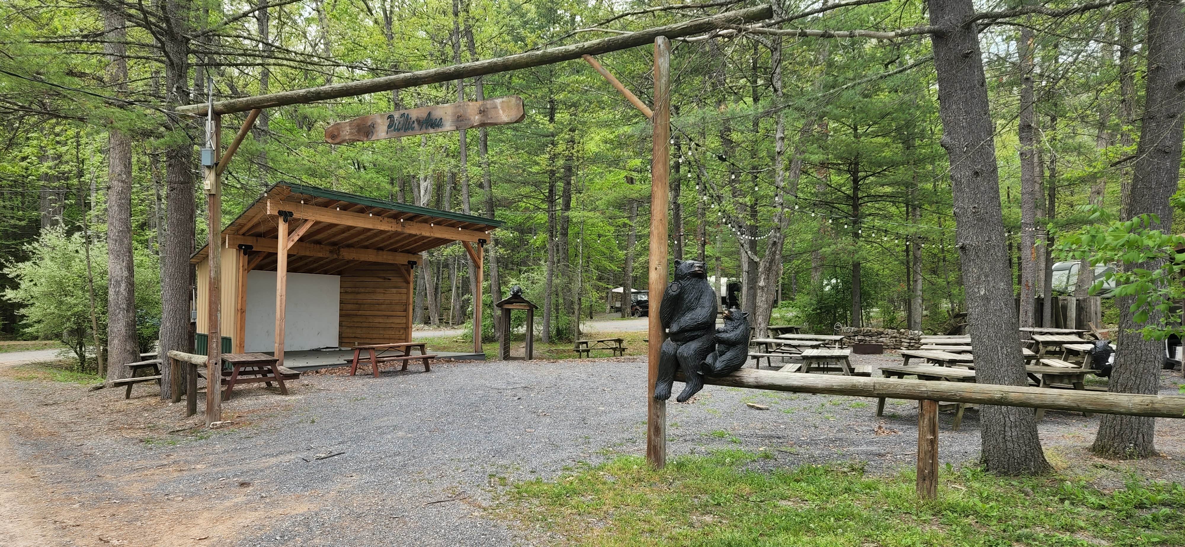 JOHN T.&#x27;s photo of a cabin at Williamsport South-Nittany Mountain KOA near New Columbia, PA