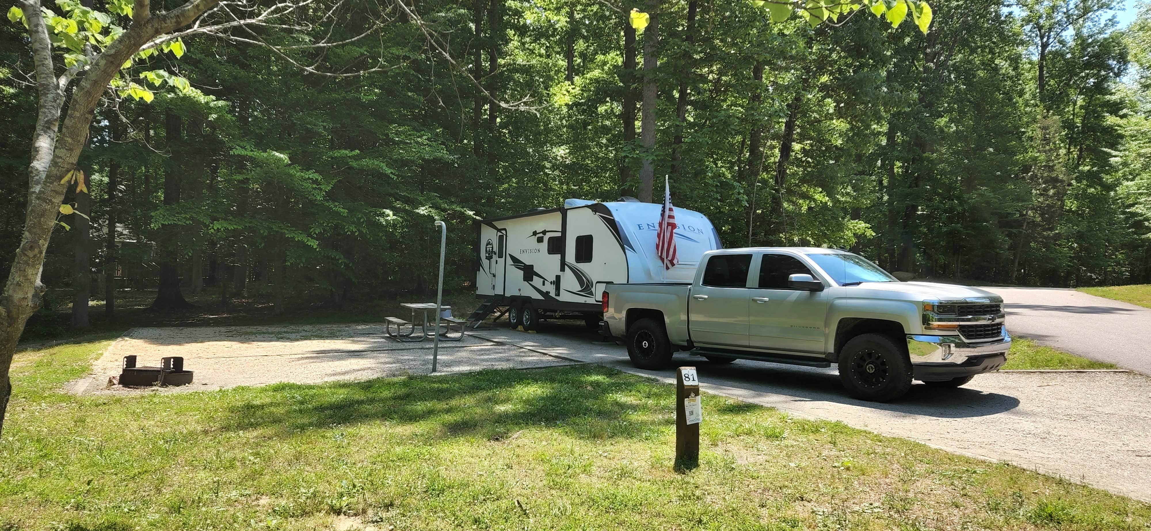 JOHN T.'s photo of rv camping at Pocahontas State Park Campground near Glen Allen, VA