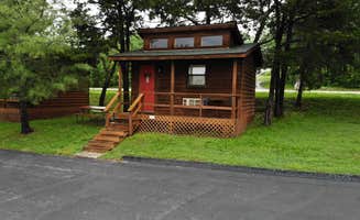 Kristina C.'s photo of a cabin at America's Best Campground near Lakeview, AR