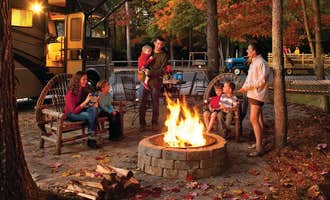 Camping near Gee Haven: Yurt & Cabin: Williamsburg Campground, Lightfoot, Virginia