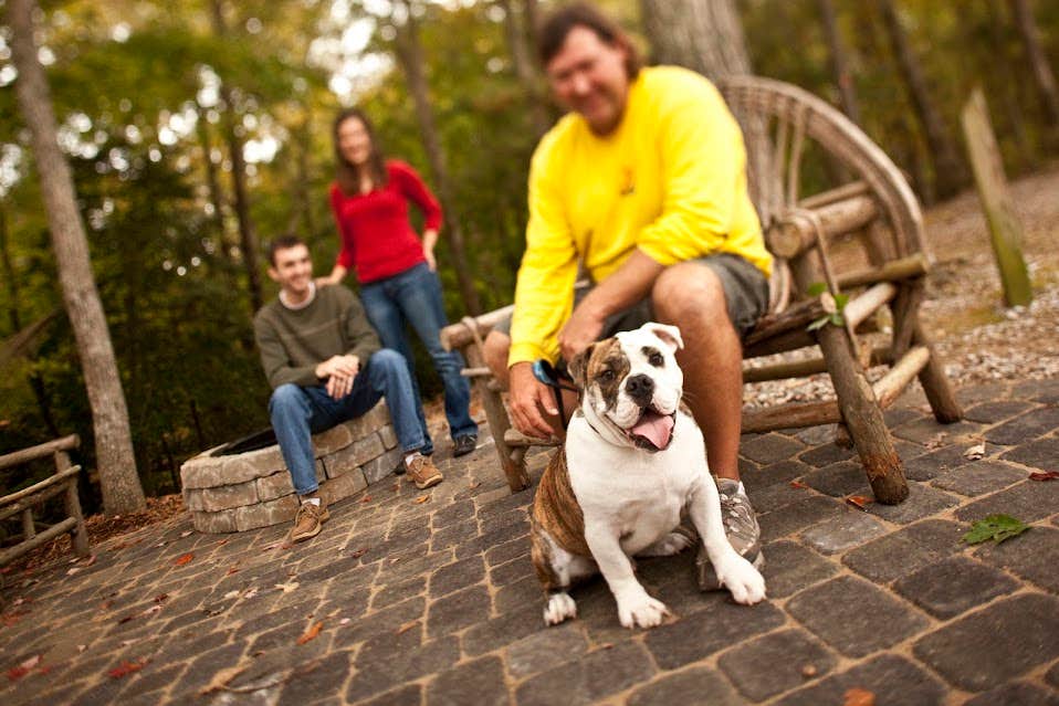 Donna F.'s photo of camping with pets at Williamsburg Campground near Newport News, VA