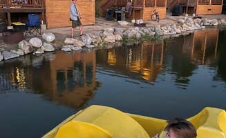 Shawna F.'s photo of a cabin at Santee Lakes Recreation Preserve near Rancho Santa Fe, CA