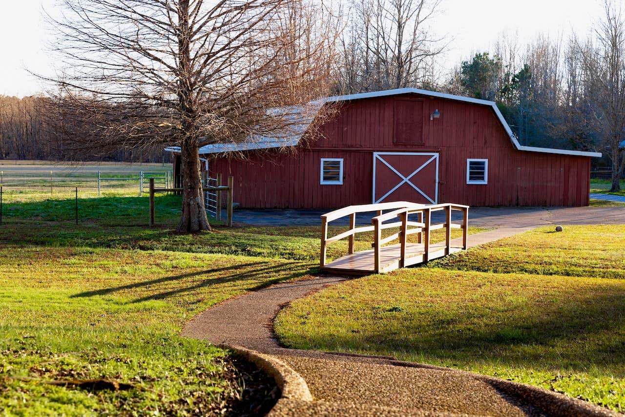 Camper-submitted photo at Moon Lake Farm - Kitchen, Fishing, Showers near Saltillo, MS