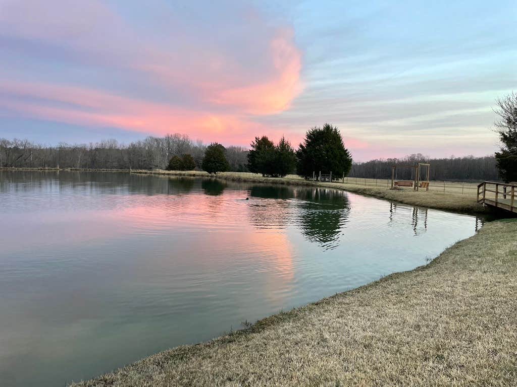 Camper submitted image from Moon Lake Farm - Kitchen, Fishing, Showers - 1