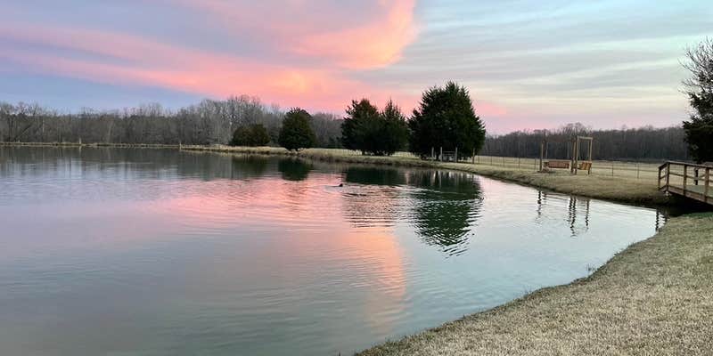 Camper submitted image from Moon Lake Farm - Kitchen, Fishing, Showers