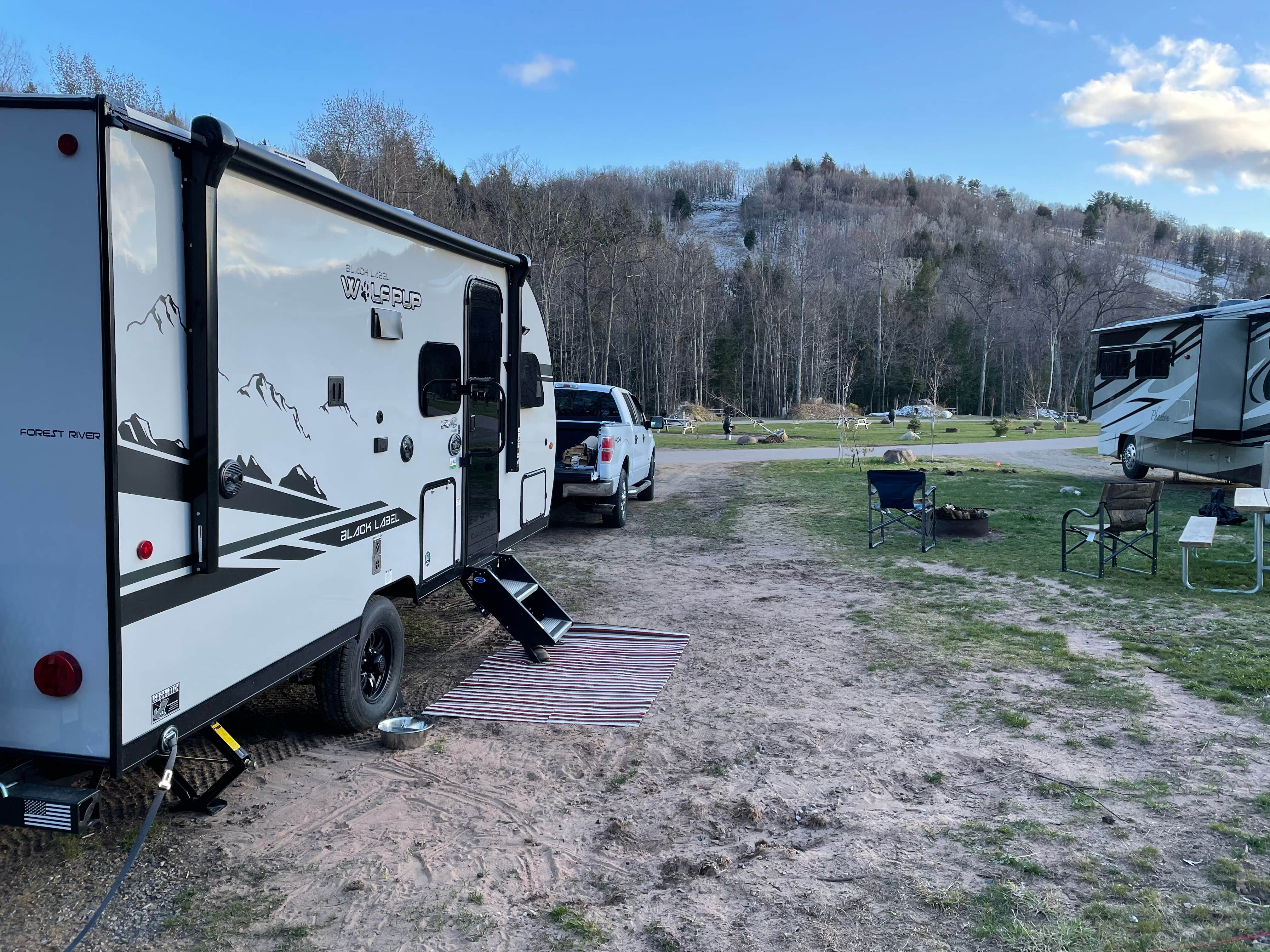 Hannah's photo of rv camping at Rippling Rivers RV Resort near Deerton, MI