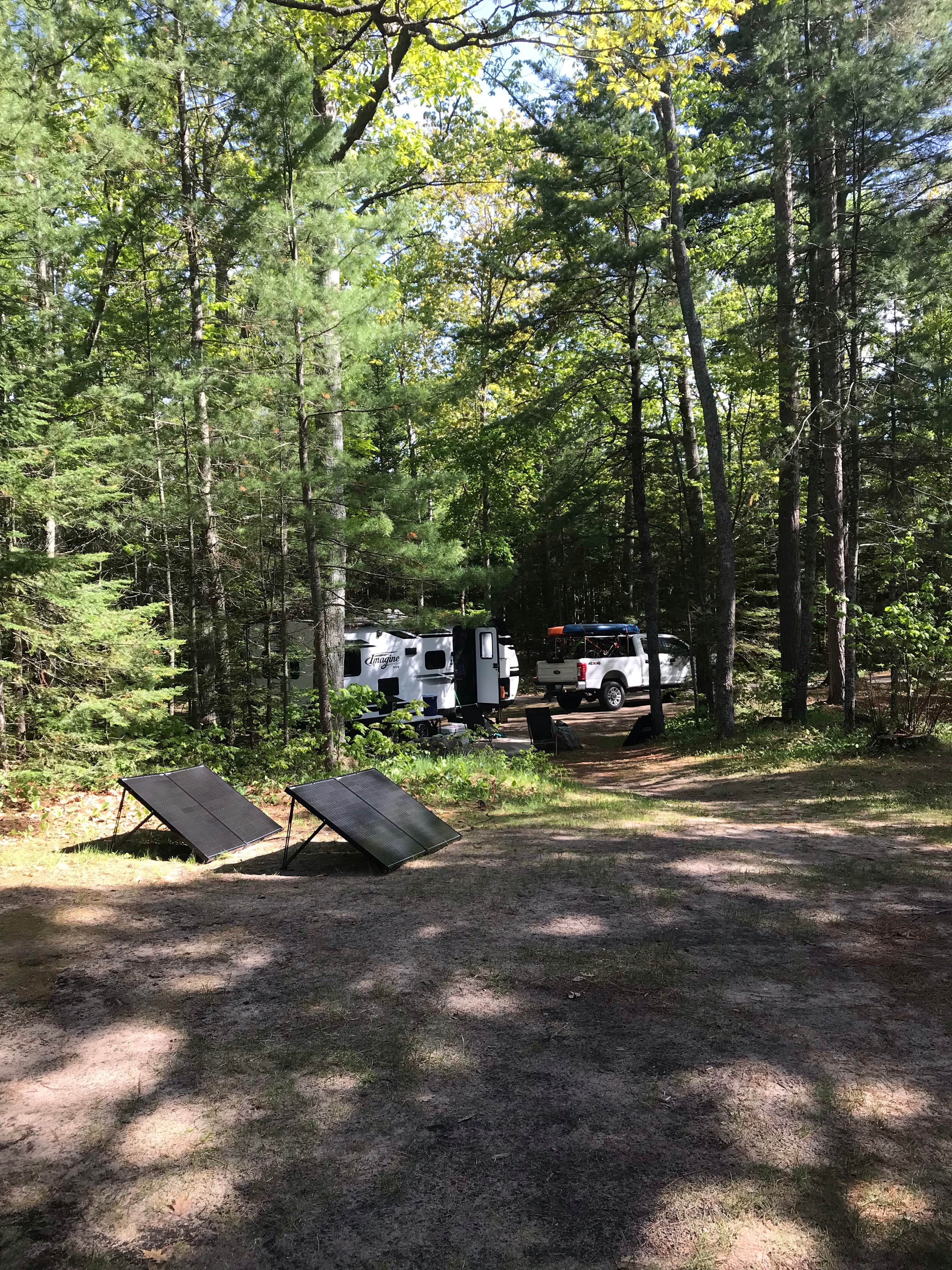 Steve H.'s photo of rv camping at Bay View (Hiawatha National Forest, MI) near Rudyard, MI