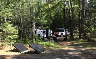 Steve H.'s photo of rv camping at Bay View (Hiawatha National Forest, MI) near Sault Ste. Marie, MI