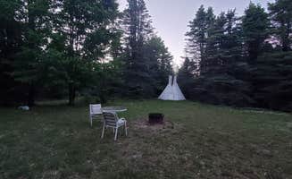 Julia Z.'s photo of tent camping at Camp Stonewood Ranch near Mancelona, MI