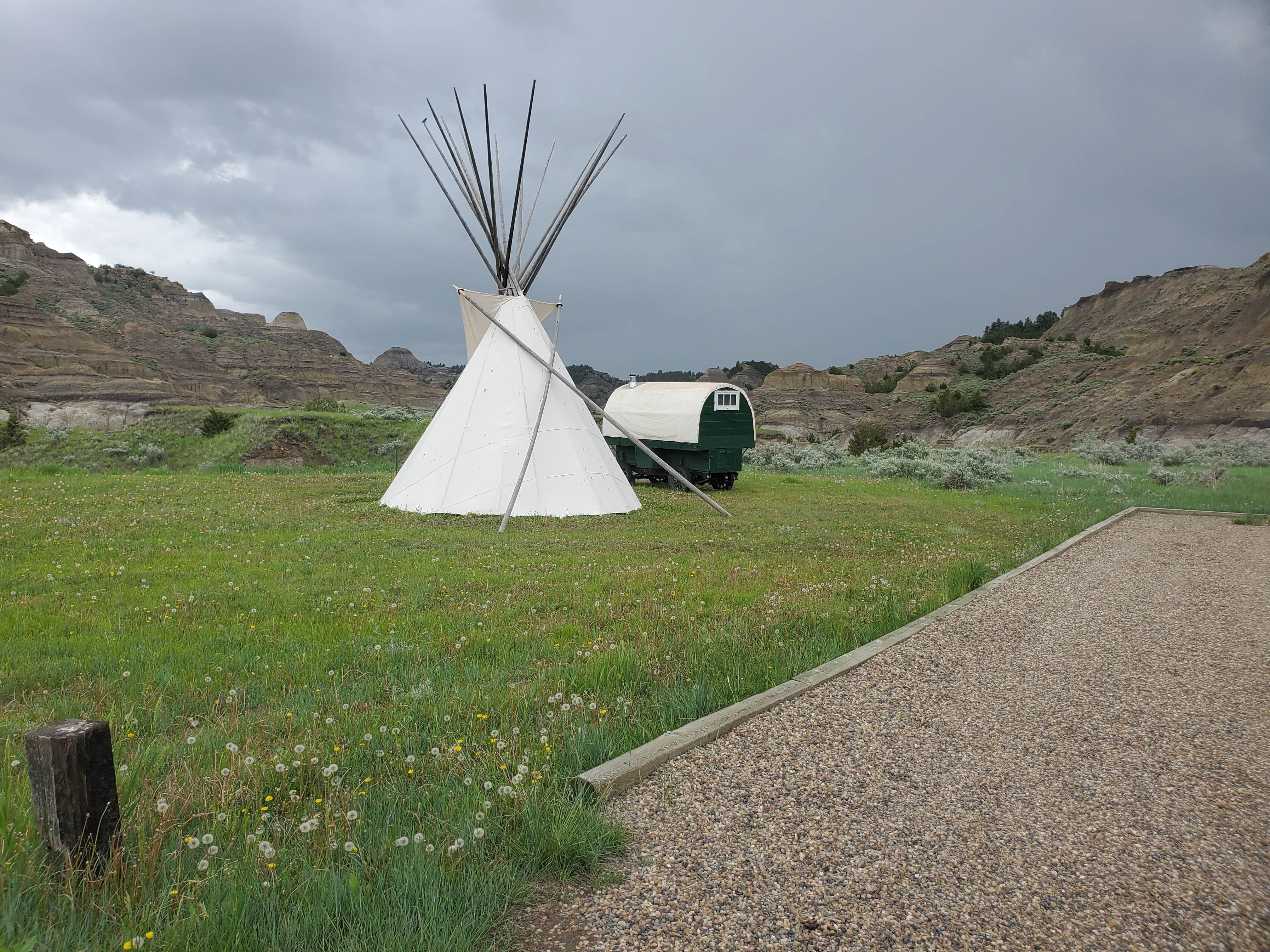 Mimi's photo at Makoshika State Park Campground near Terry, MT
