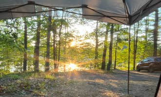 Camping near Copper Range: Delta Lake County Park, Iron River, Wisconsin
