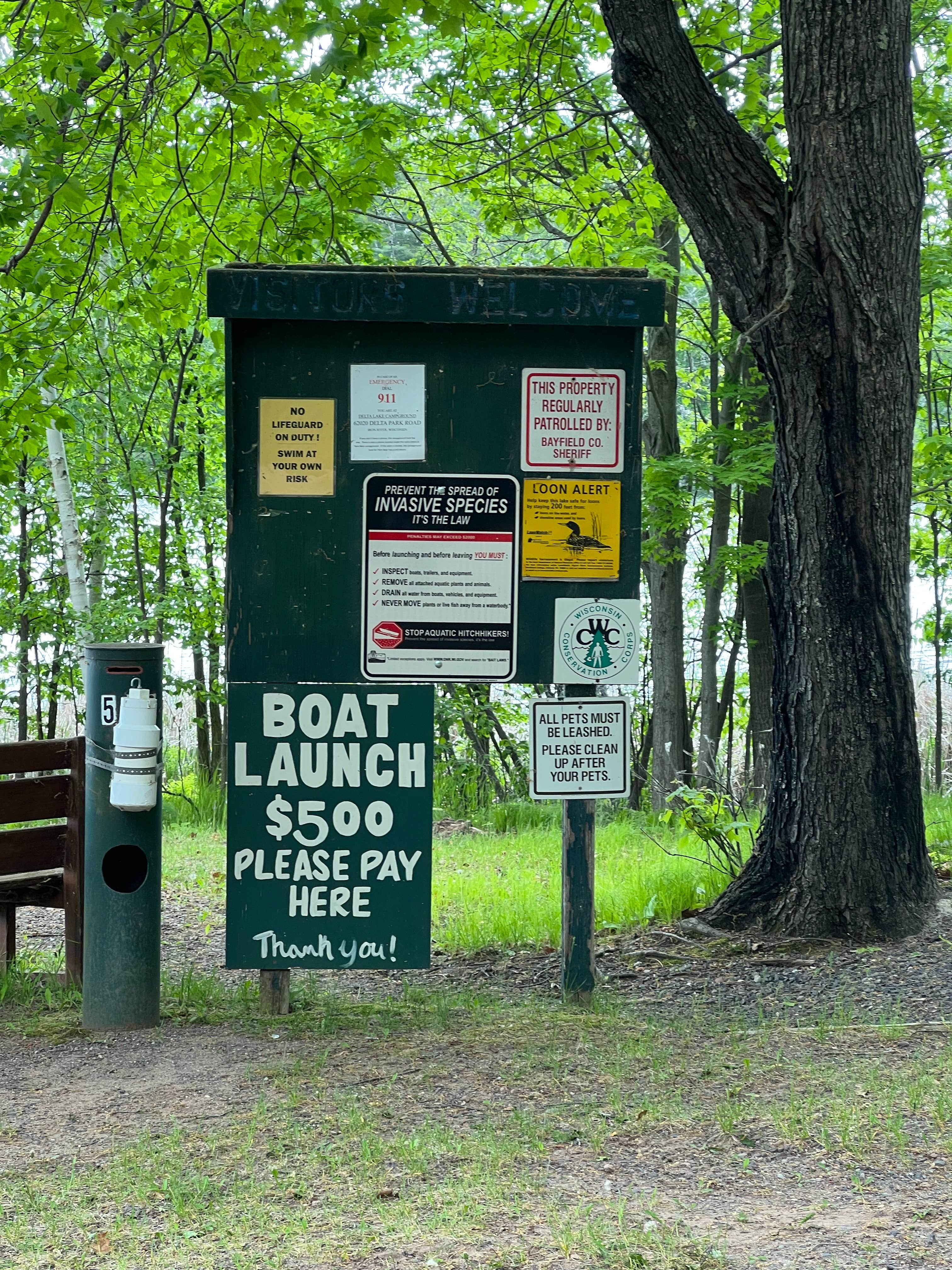 Camper-submitted photo at Delta Lake County Park near Drummond, WI