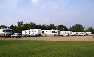 Amy C.'s photo of rv camping at Jan's RV Park and Lodge, LLC near Dunseith, ND