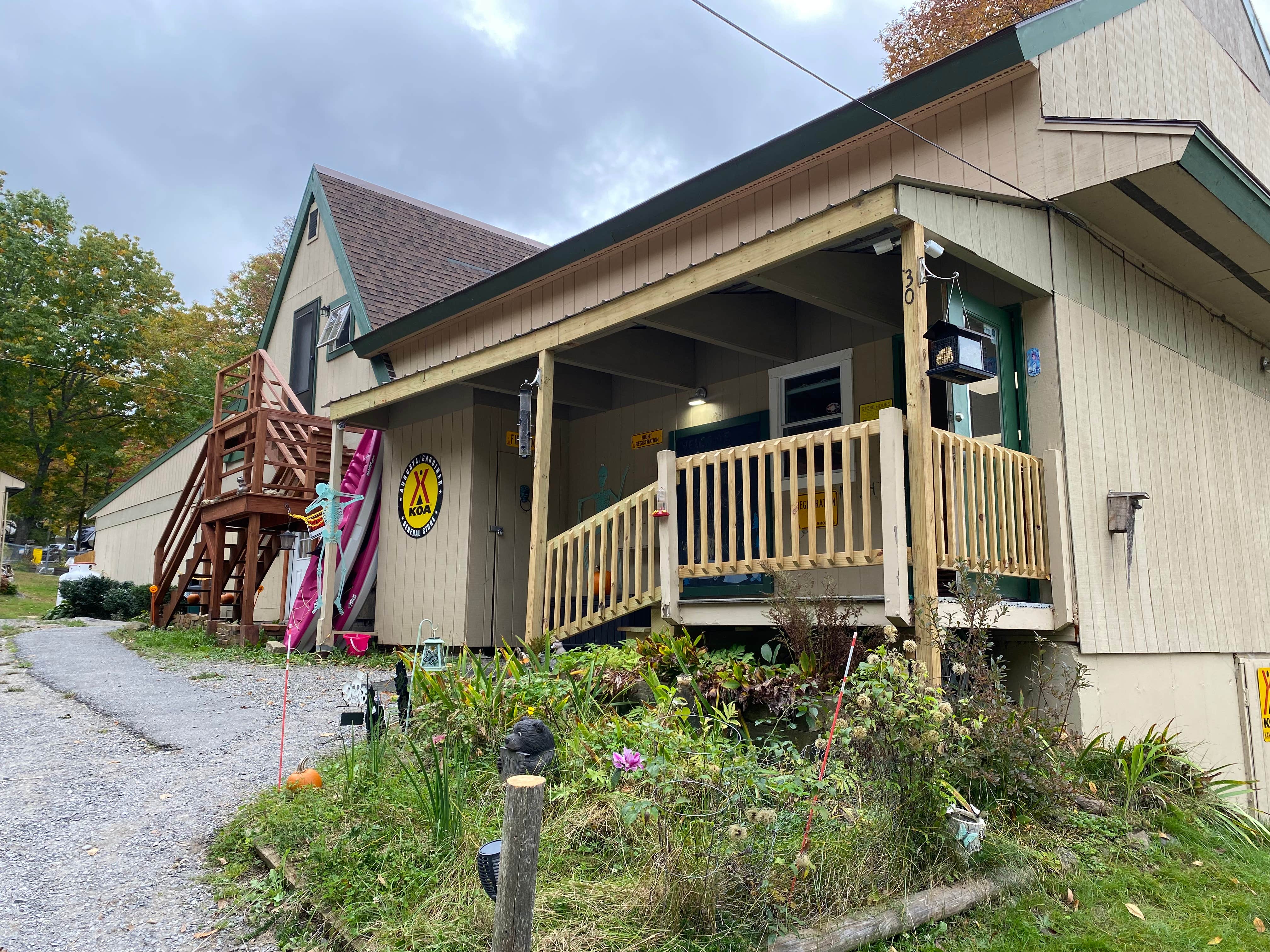 Rachel P.'s photo of glamping accommodations at Augusta / Gardiner KOA near Alna, ME