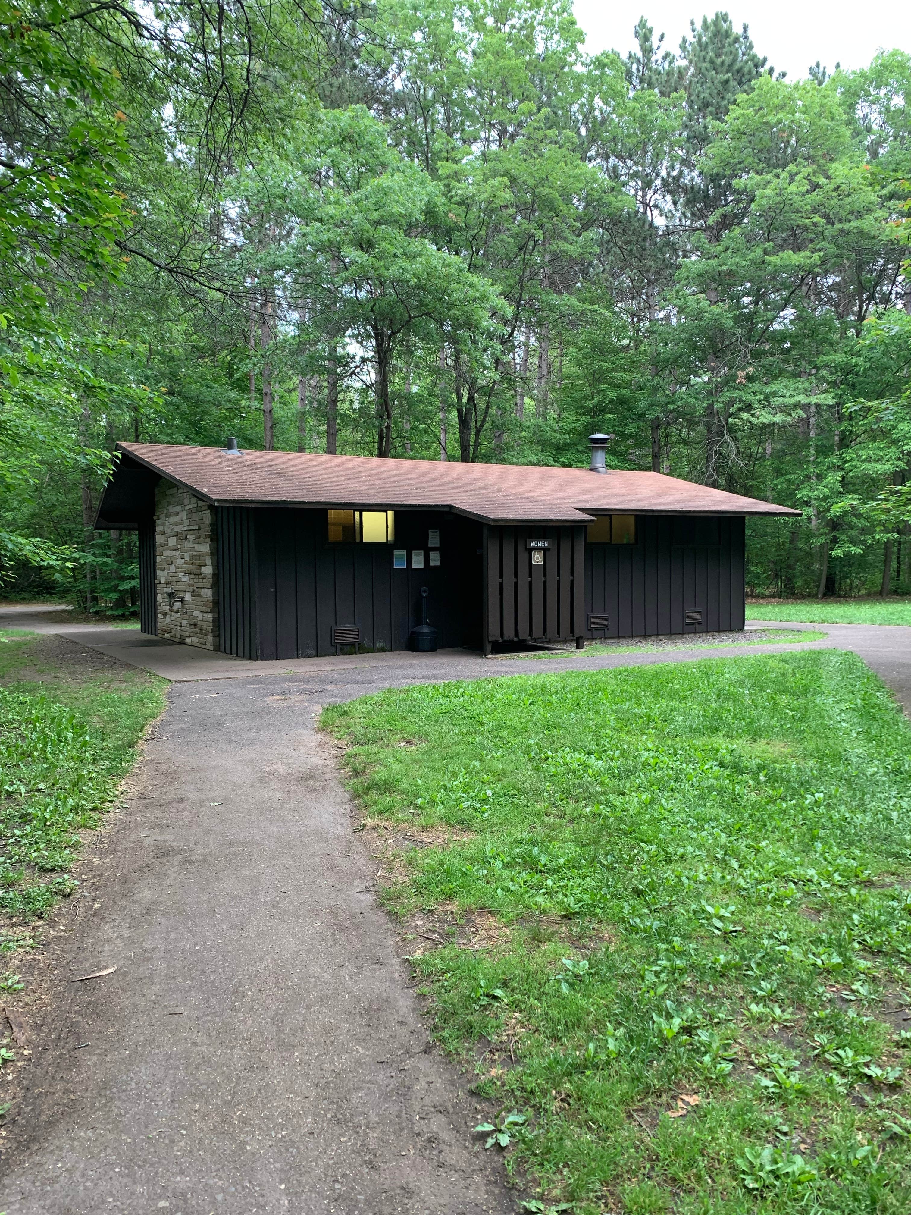Mallory S.'s photo of glamping accommodations at Lake Wissota State Park Campground near Eau Galle Lake